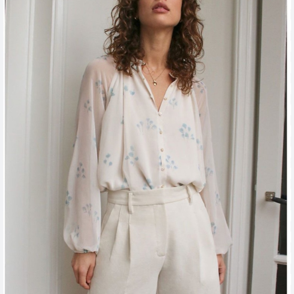 ARITZIA Wilfred Santiago Blouse - Size Small